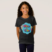ネオン90'sレトロNine is a Vibe 9歳の誕生日 Tシャツ (正面フル)