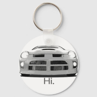 ネオン「こんにちは」。 キーホルダー