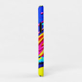 ネオン(ばちゃばちゃ)跳ねるデザイン Case-Mate iPhoneケース (裏面/右)