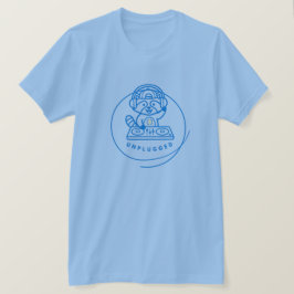 ネオン・アライグマDJ Tシャツ