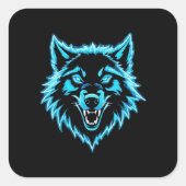 ネオン・ウルフ スクエアシール (正面)