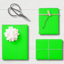 ネオン エレクトリック グリーン 単色 クラシック | エレガント