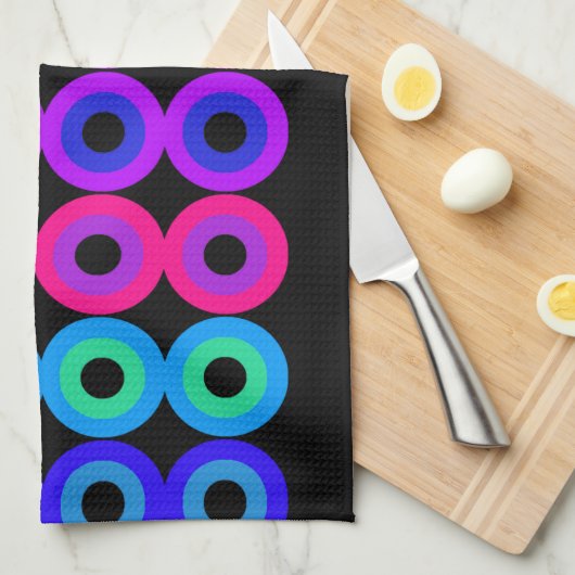 ネオン キッチンタオル (四つ折り)