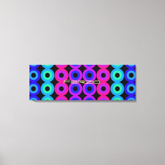 ネオン キャンバスプリント (正面)