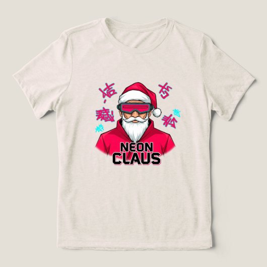 ネオン・クラウス トライブレンドTシャツ (デザイン正面)