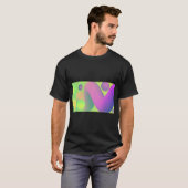 ネオン グラデーション パーティー ヴァイブス Tシャツ (正面フル)