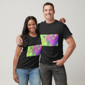 ネオン グラデーション パーティー ヴァイブス Tシャツ (ユニセックス)
