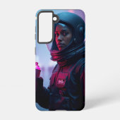 ネオン・グラフィティ宇宙飛行士Samsungケース Samsung Galaxyケース (裏面)