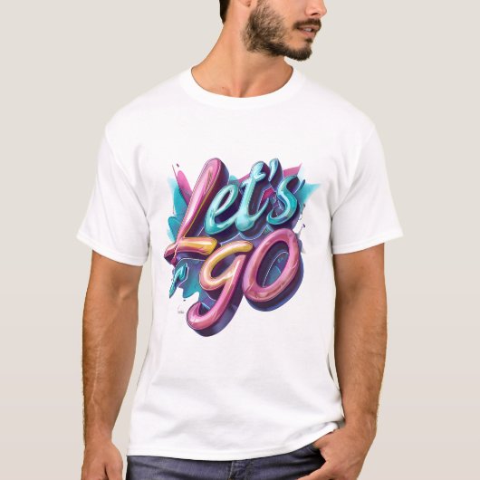 ネオン グラフィティ Tシャツ (正面)