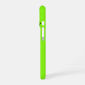 ネオン・グリーンでINSPIRE iPhone 16ケース (左側面)