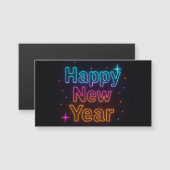 ネオン グロー グラデーション タイポグラフィー パーティー ヴァイブス クール (正面/裏面)