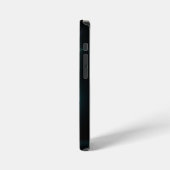 ネオン グロー ブラック フォンケース iPhoneケース (左側面)