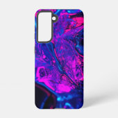 ネオン グロー メタリック Samsung Case Galaxyケース (裏面)