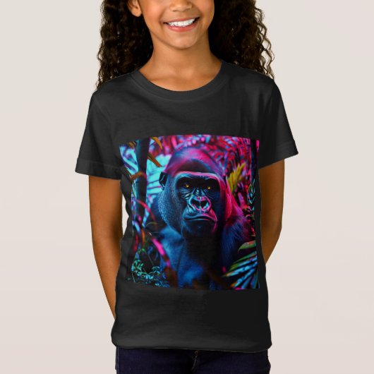 ネオン・ゴリラ Tシャツ (正面)