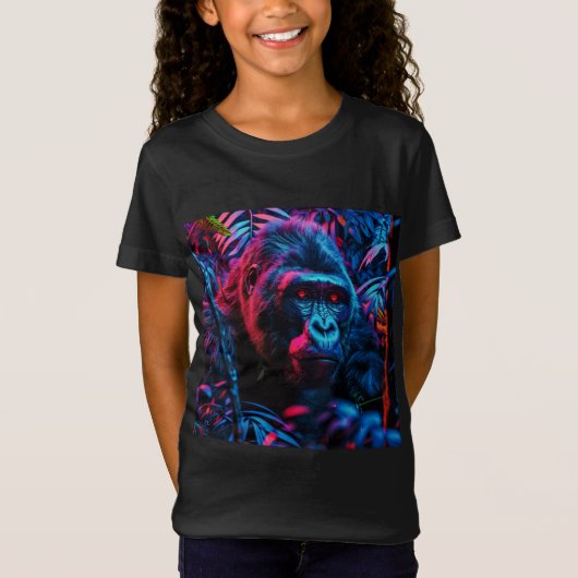 ネオン・ゴリラ Tシャツ (正面)