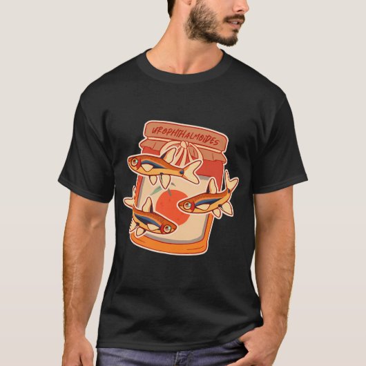 ネオン・ゴールドフィッシュ Tシャツ (正面)