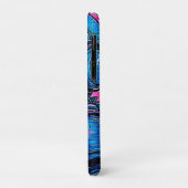 ネオン・サイバーパンク宇宙飛行士 Case-Mate iPhoneケース (裏面/左)