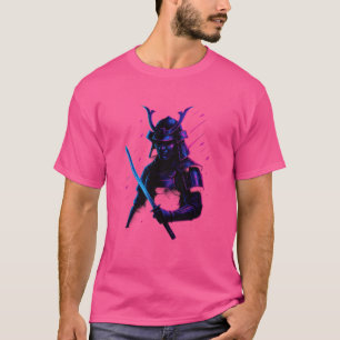 ネオン・サムライ未来の刃 Tシャツ
