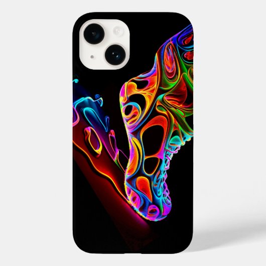 ネオン スニーカー Case-Mate iPhoneケース (裏面)