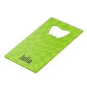 ネオン スライム グリーン サマー ブライズメイド パーティー クレジットカード栓抜き (正面アングル)