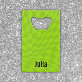 ネオン スライム グリーン サマー ブライズメイド パーティー クレジットカード栓抜き