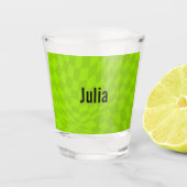 ネオン スライム グリーン サマー ブライズメイド パーティー ショットグラス (正面)