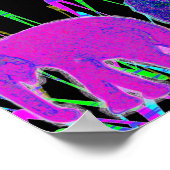 ネオン・ゾウ ポスター (角)