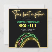 ネオン・タコによる今後の卒業 招待状 (正面)