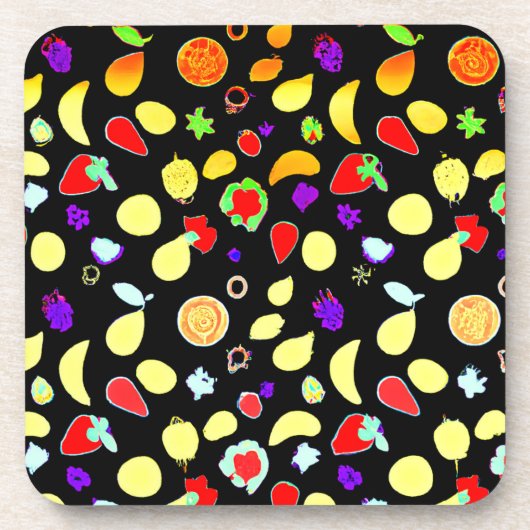 ネオン・トロピック・フルーツ・バースト コースター (正面)