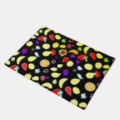 ネオン・トロピック・フルーツ・バースト ドアマット (アングル)