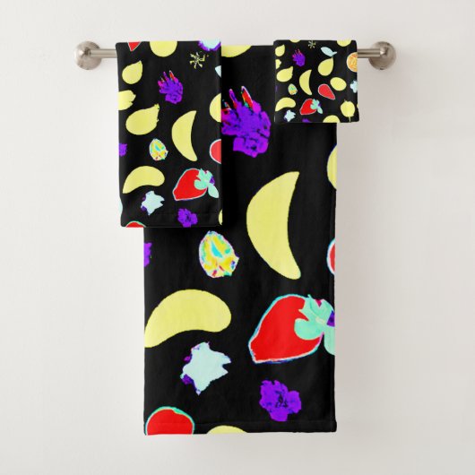 ネオン・トロピック・フルーツ・バースト バスタオルセット (インサイチュ)