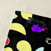 ネオン・トロピック・フルーツ・バースト ビーチタオル (インサイチュ)