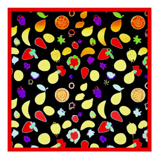 ネオン・トロピック・フルーツ・バースト ポスター (正面)