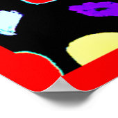 ネオン・トロピック・フルーツ・バースト ポスター (角)