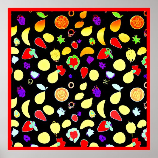 ネオン・トロピック・フルーツ・バースト ポスター (正面)