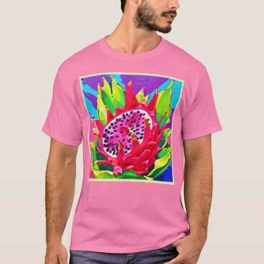 ネオン・ドラゴンフルーツ・スプレンダー Tシャツ (正面)