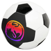 ネオン・ドラゴンブラックサッカーボール サッカーボール (3/4)