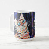 ネオン・ノワールのベンガルキャット コーヒーマグカップ (正面左)