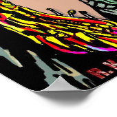 ネオン・ハンターズ：P.A.N.D.A.騎士 ポスター (角)