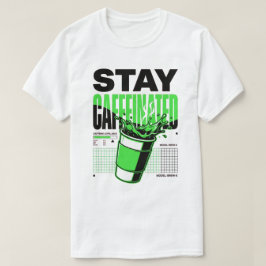 ネオン・パンク・グリーンのカフェイン入りコーヒーカップ Tシャツ
