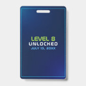 ネオン ビデオゲーム アーケード パーティー VIP バッジ (裏面)