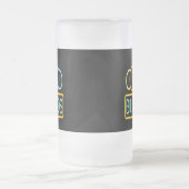 ネオン ビリヤード プール サイン 霜入り ビール マグ カップ (中央)