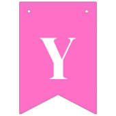 ネオン ピンク 単色 オーダーメイド バンティングフラッグ (第2の旗)