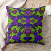 ネオン・ブルームストーム クッション (ブランケット)