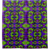 ネオン・ブルームストーム シャワーカーテン (正面)