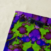 ネオン・ブルームストーム ビーチタオル (インサイチュ)