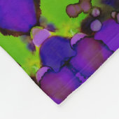 ネオン・ブルームストーム フリースブランケット (角)