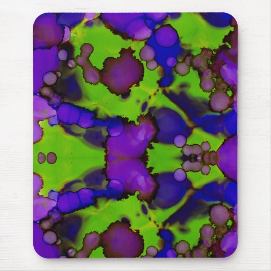 ネオン・ブルームストーム マウスパッド (正面)