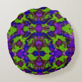 ネオン・ブルームストーム ラウンドクッション (裏面)