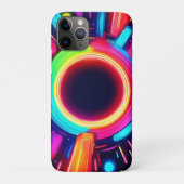 ネオン・ボルテックス・オブ・ライト・アート Case-Mate iPhoneケース (裏)